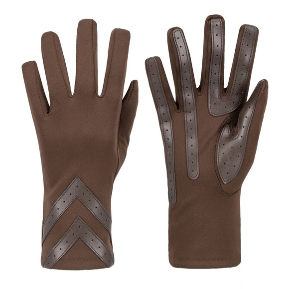 Vintage Elegant Isotoner Beautiful Hands by Aris Brown Gloves - Picture 11 of 11